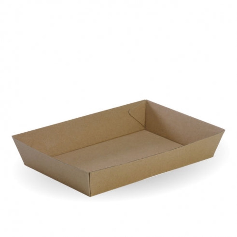Tray #4 - 228 x 152 x 45mm - FSC Mix - kraft - Carton of 250 units