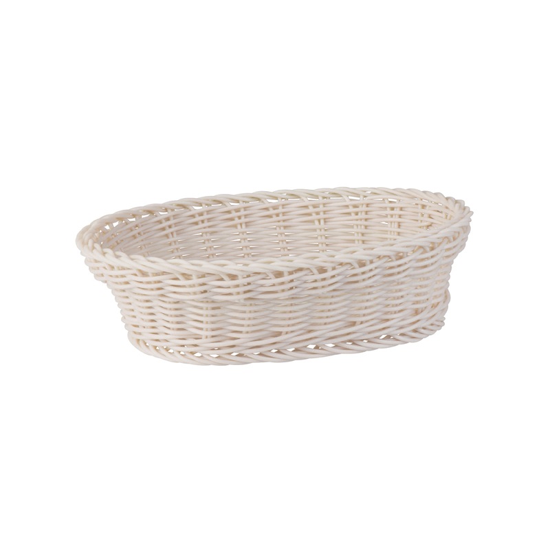 Oval Bread Basket - 240x180x70, Taupe: Pack of 6
