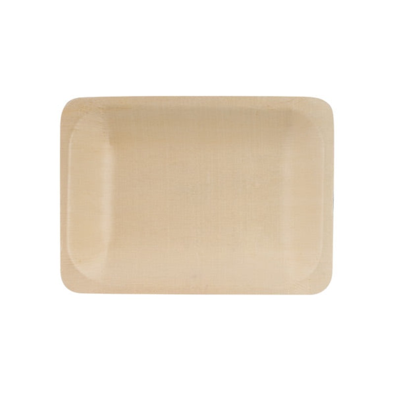 Rect. Plate - Bio Wood, 200 x 140mm: Pack of 10
