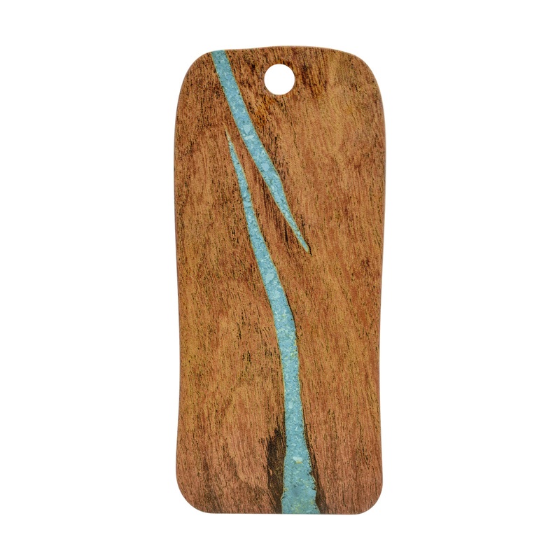 Rectangular Board - 511x228mm, Lapis, Cherry with Turquoise: Pack of 6