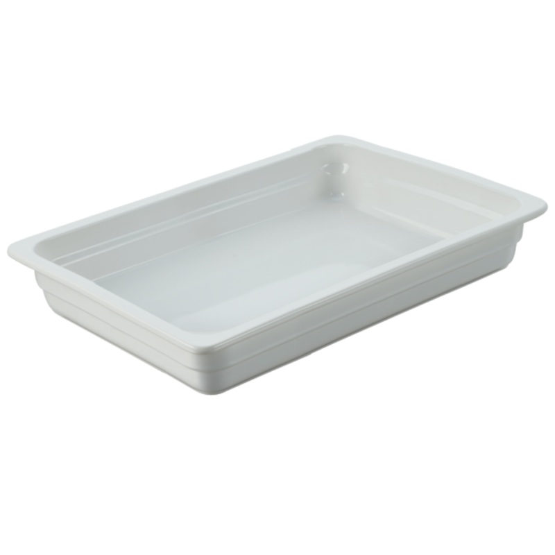 Rectangular Porcelain Insert - GN 2-3: Pack of 1