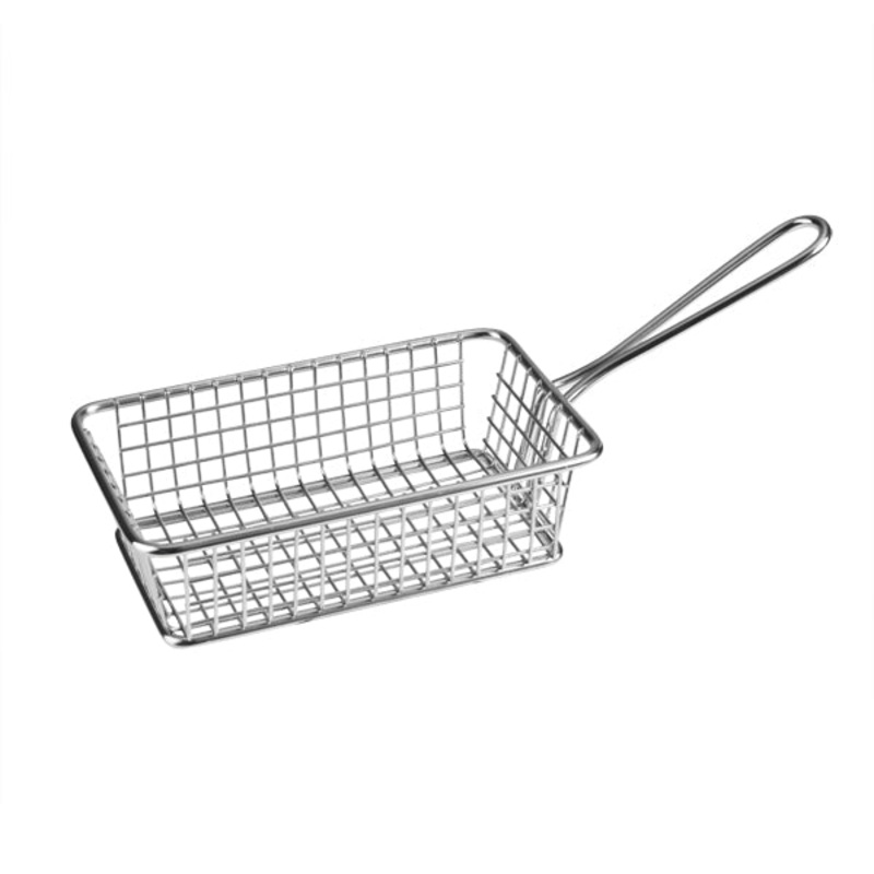 Service Basket Rect. - S-S, 160 x 102 x 50mm: Pack of 1