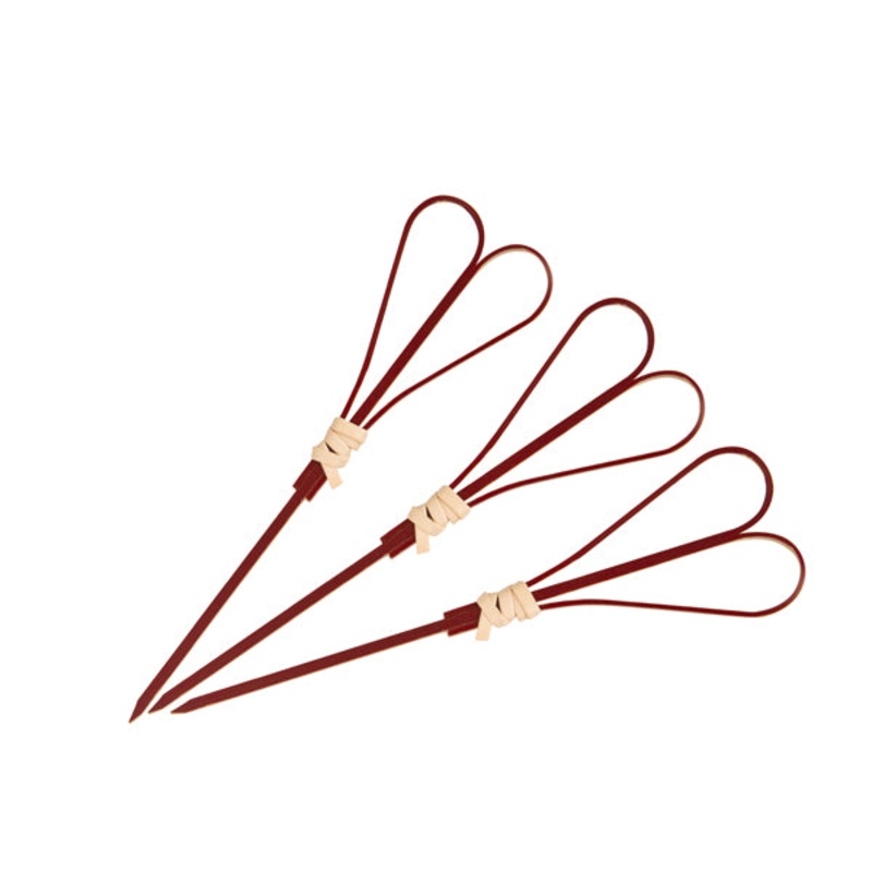 Skewer - Bamboo, Heart, Red, 120mm: Pack of 100