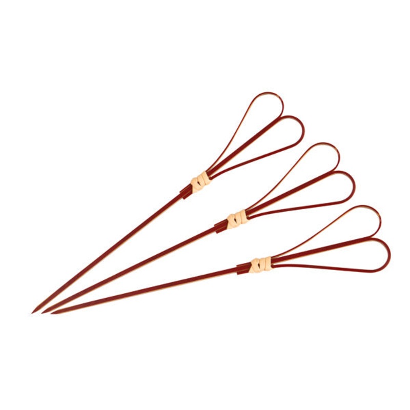 Skewer - Bamboo, Heart, Red, 150mm: Pack of 100