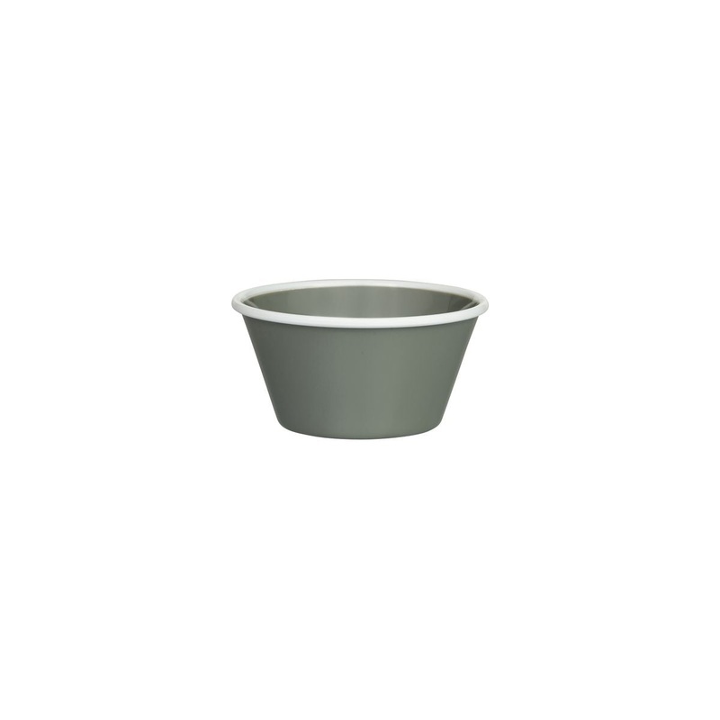 Tapered Bowl, 125 x 125 x 67mm, Melamine - Grey & White: Pack of 12