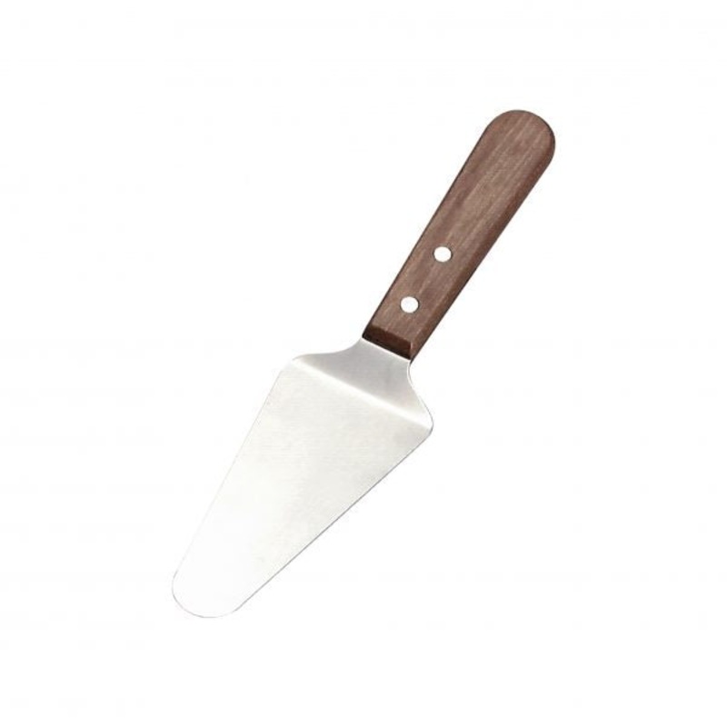 Cake Server With Wood Handle - Stainless Steel: Pack of 12