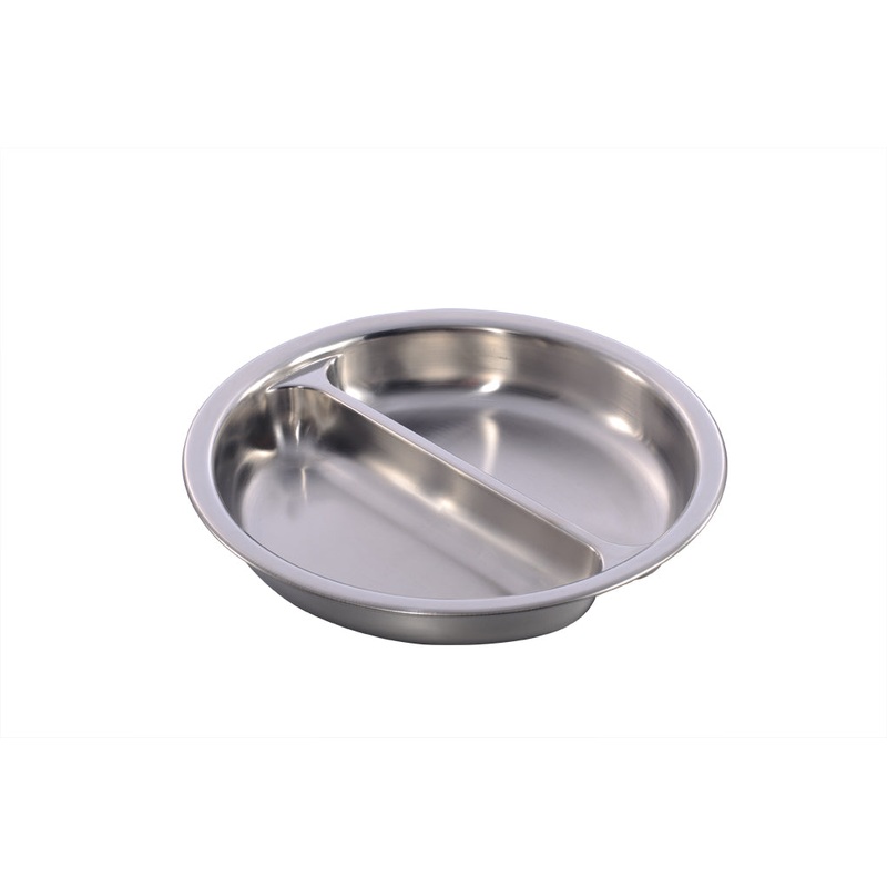 Divided Pan To Suit Round Large Induction Chafer 54906: Pack of 1