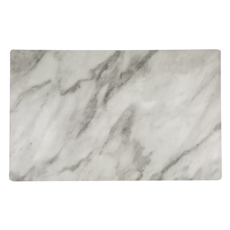 Rectangle Melamine Board - 360x255mm, Marble Effect: Pack of 1