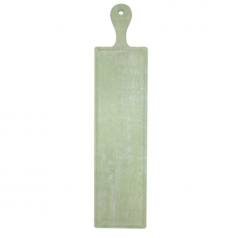 Rectangle Serving Board With Handle - 670x850x200mm, Mangowood, Green: Pack of 1