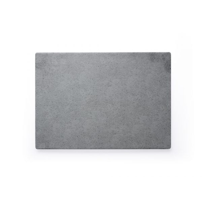 Rectangular Melamine Oak Board Light Grey Slate - 360x255mm: Pack of 1