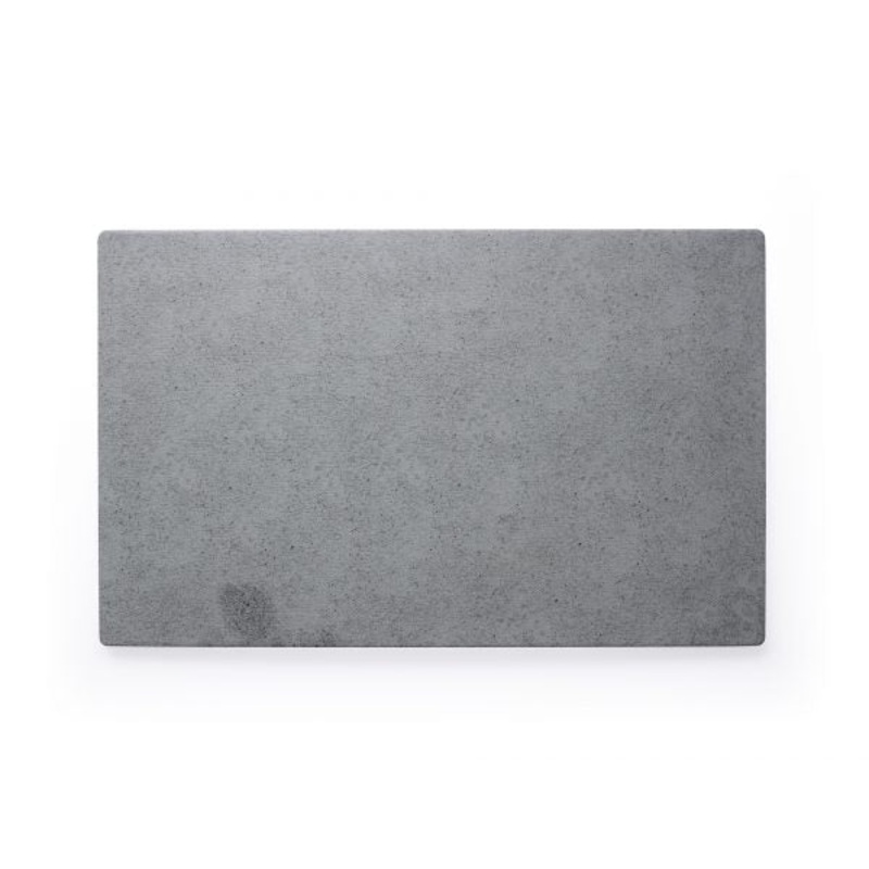 Rectangular Melamine Oak Board Light Grey Slate - 410x255mm: Pack of 1