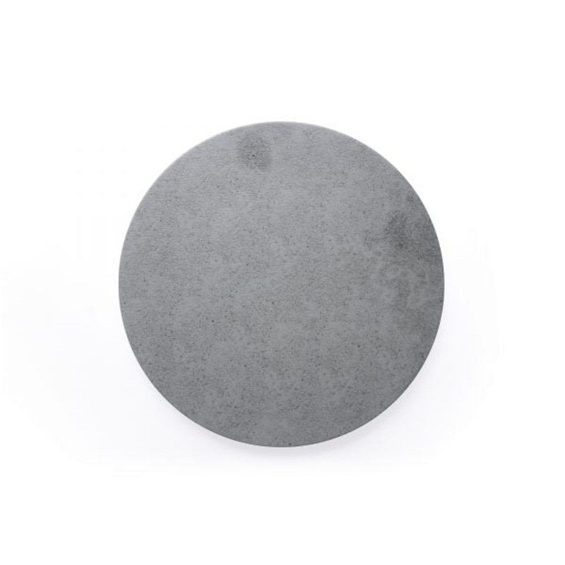 Round Melamine Oak Board - 310mm, Light Grey Slate: Pack of 1