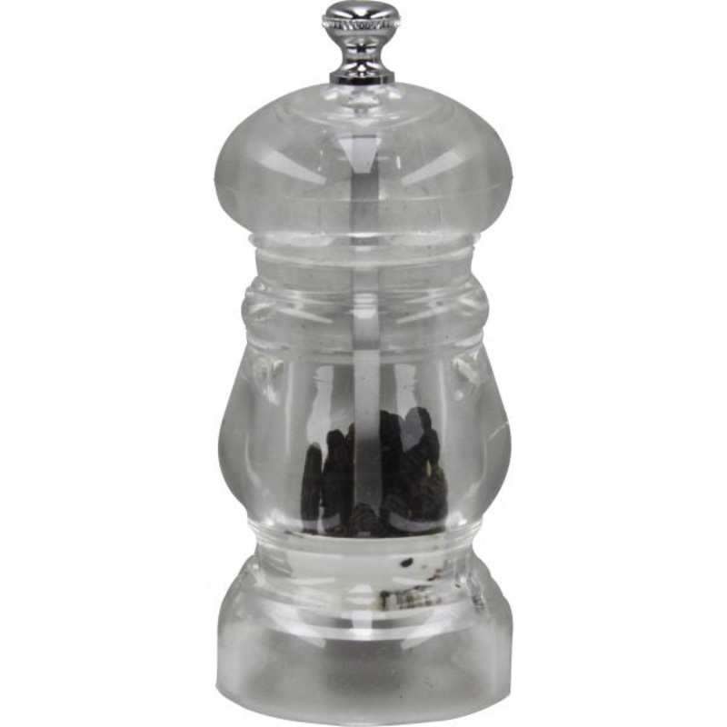 Salt-Pepper Mill - 115mm, Crystal, Acyrlic Ceramic: Pack of 1