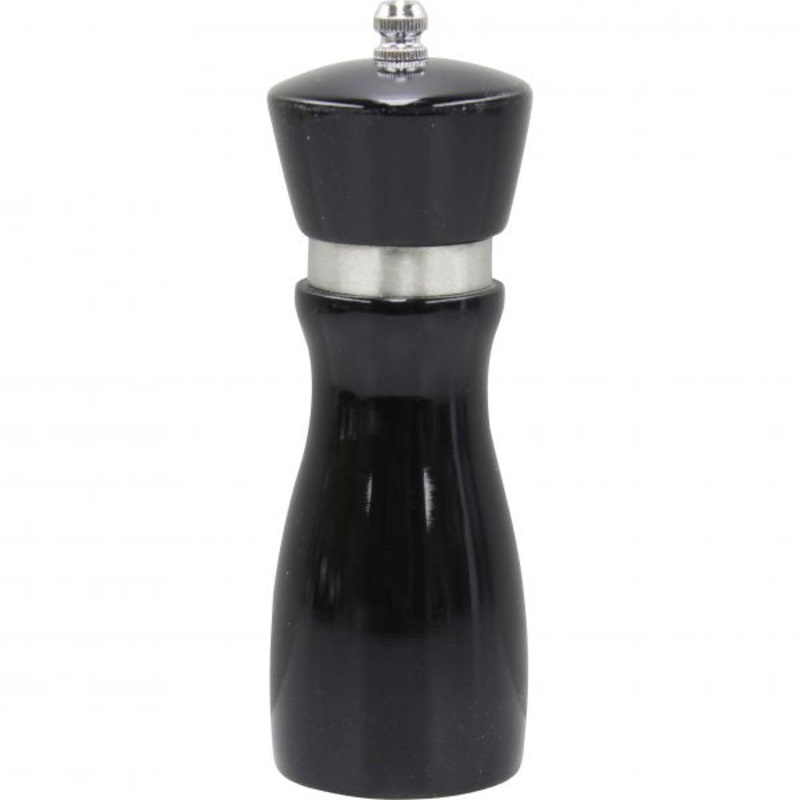 Salt-Pepper Mill - 155mm, Mondo, Black Wood Ceramic: Pack of 1