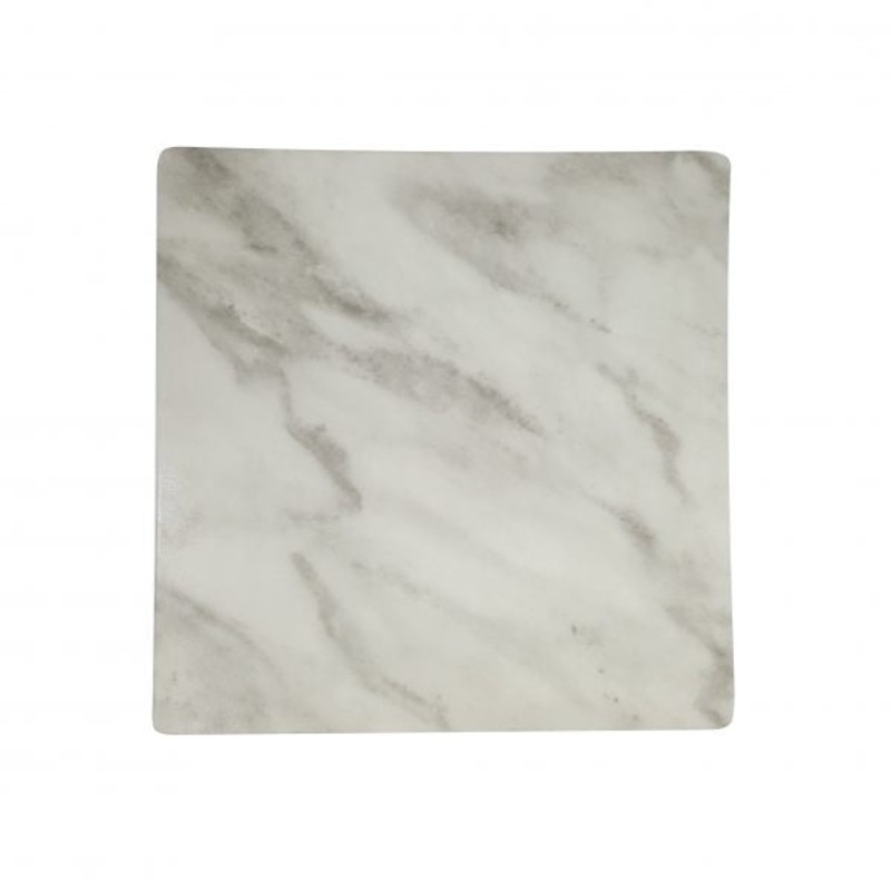 Square Melamine Board - 255x255mm, Marble Effect: Pack of 1