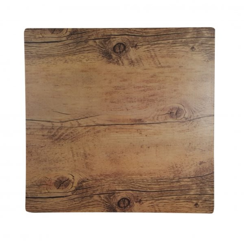Square Melamine Oak Board - 310x310mm, Wood Effect: Pack of 1