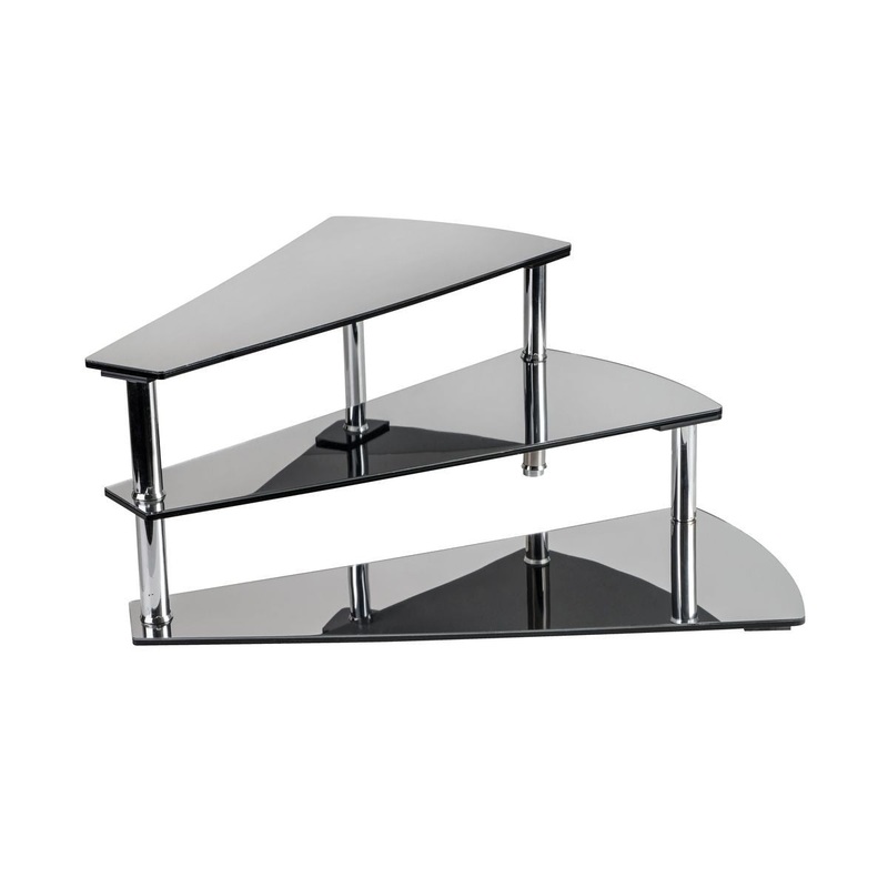 3 Tier Display Stand - 600x560mm, 240mm, Mirror Finish