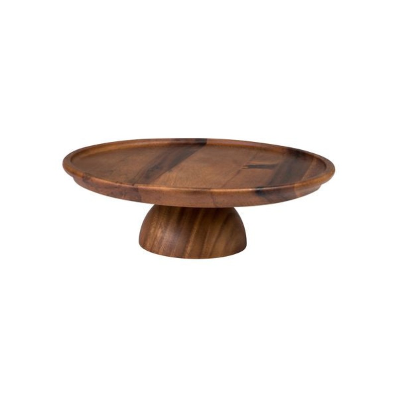 Acacia Cake Stand, Diameter 305 x 100Mm