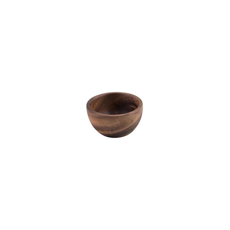 Acacia Mini Round Dish, 80X45Mm