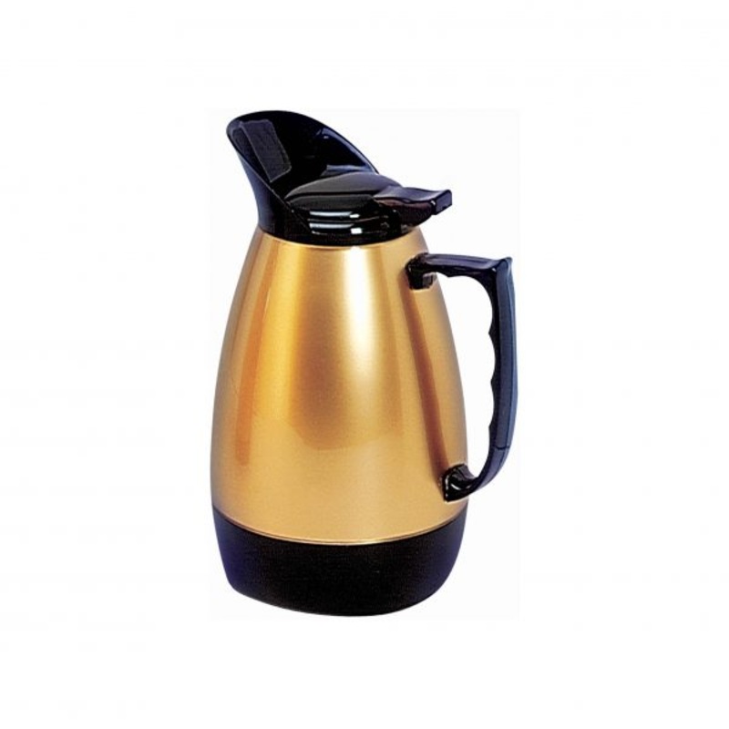 Hot N Cold Insulated Jug - 2.0lt, Black-Gold: Pack of 1