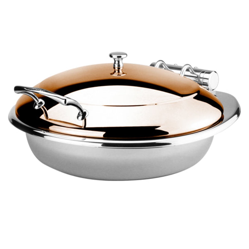 Induction Chafer - Stainless Steel, Round, Princess, Rose Gold