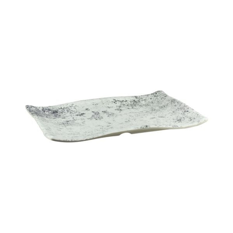 Large Rectangular Pebble Platter, 280x190mm: Pack of 6