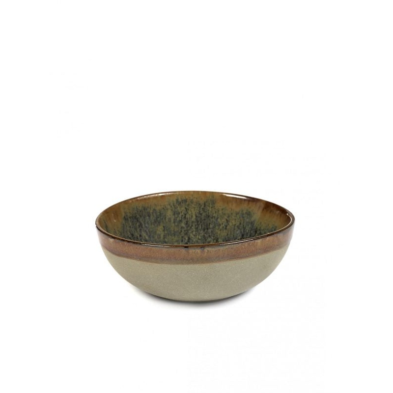 Round Bowl Large Surface - 130x50mm, Grey-Indi Grey: Pack of 1