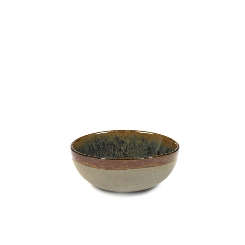 Round Bowl Medium Surface - 110x45mm, Grey-Indi Grey: Pack of 1