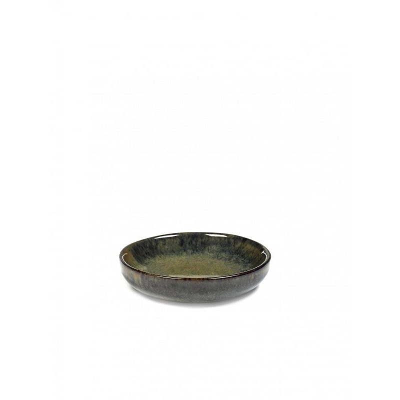 Round Olive-Sauce Dish Surface - 90x20mm, Indi Grey