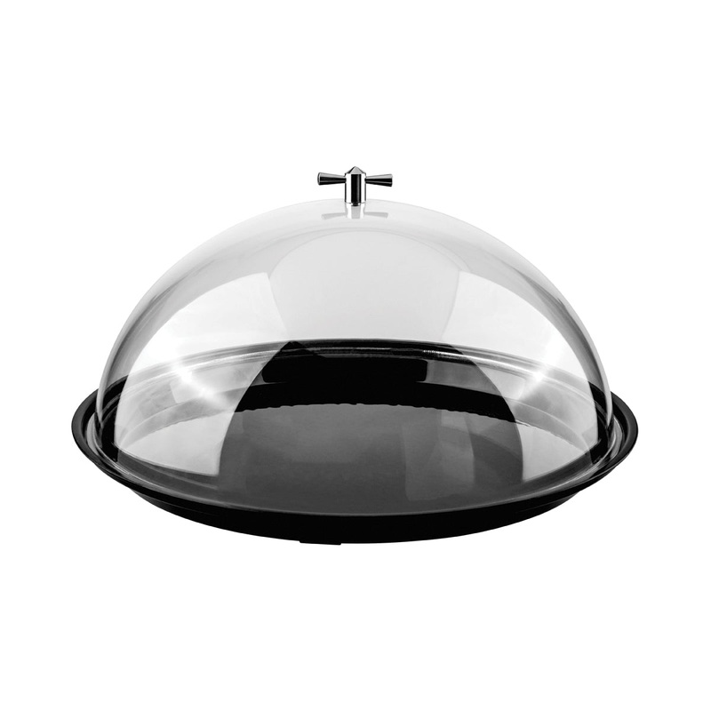 Round Tray - 420mm, Black