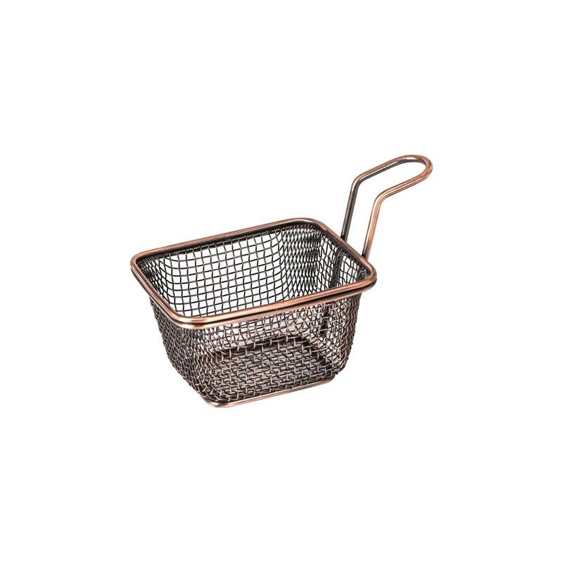 SERVICE BASKET-80x60x65mm, ANTIQUE COPPER: Pack of 6