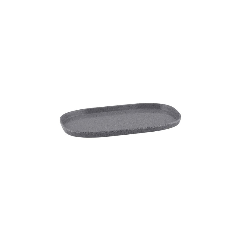 Stone 1/3 Size Rectangular Dish - 325x175mm, 20mm, Grey: Pack of 6