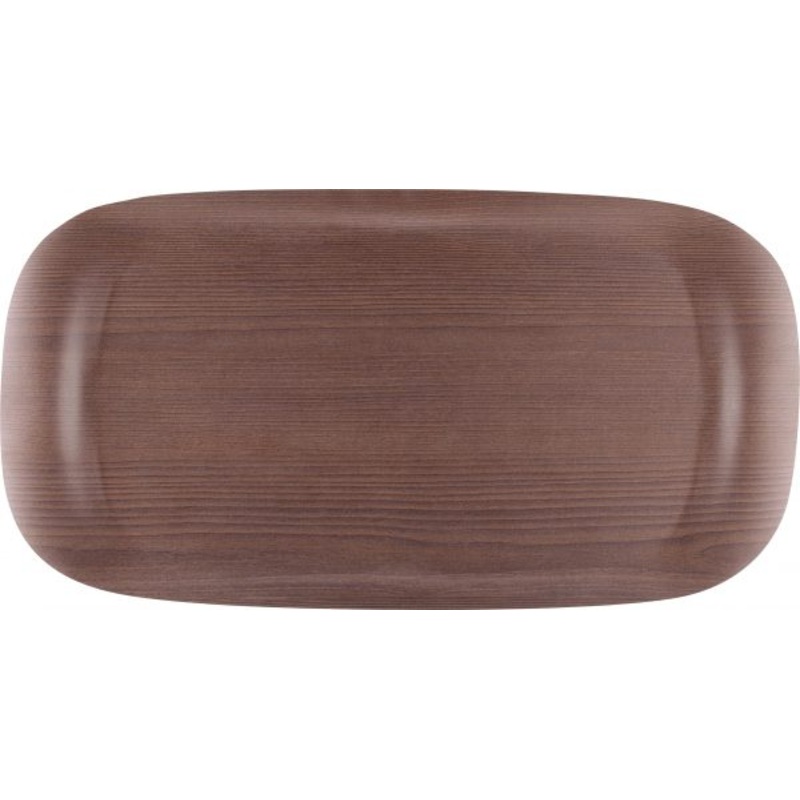 Tray - 430x230mm, Earth Wave, Warm Wood: Pack of 1