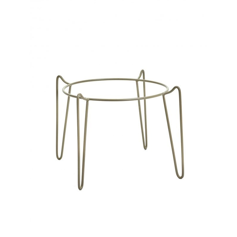 Wire Plate Stand Fruits Des Mers Taupe - 350x220mm: Pack of 1