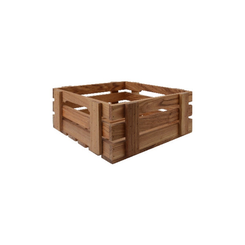Wood Crate-Ash Wood, 300 x 300 x 135Mm