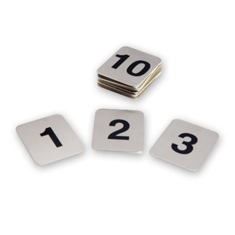 Adhesive Table Numbers - S-S, Set 41 - 50: Pack of 1
