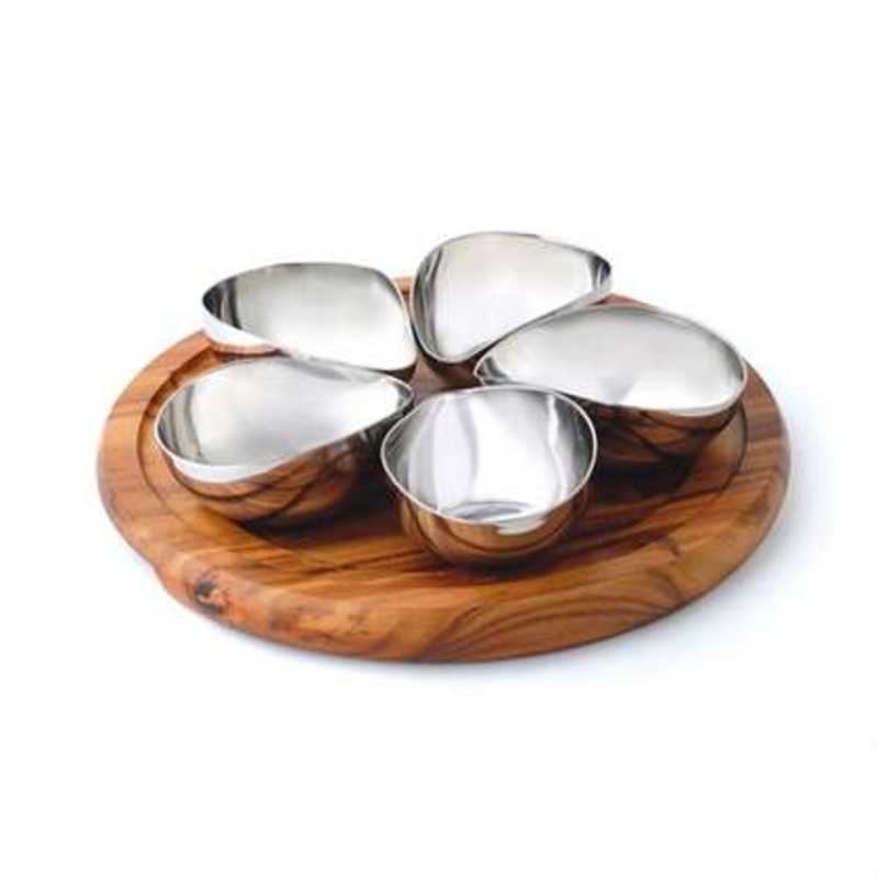 Condiment Set - W-5 S-S Dishes, 260mm: Pack of 1