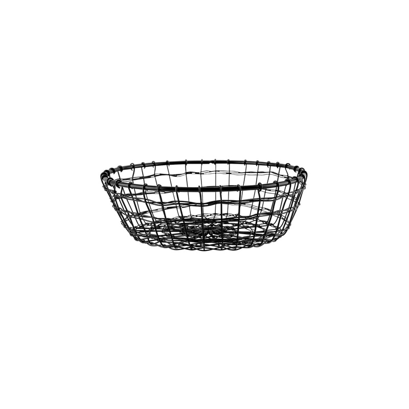 Coney Island Mesh Wire roundnd Basket 230x75mm Zinc Finish