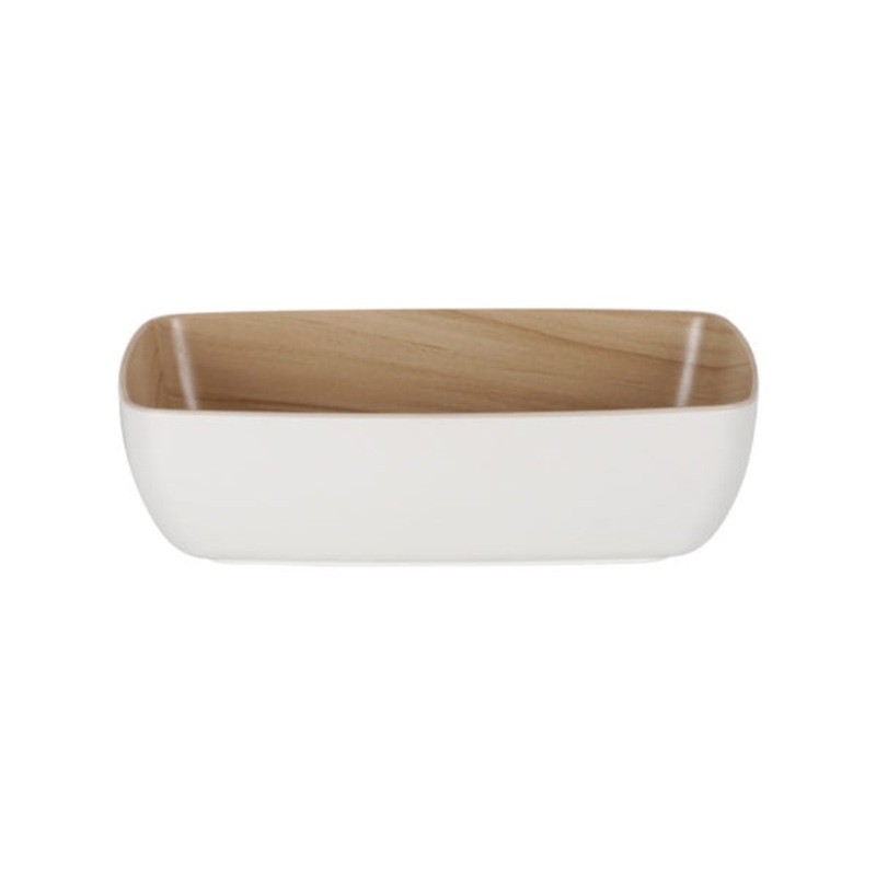 Echo Long Bowl - 265x162x75mm, White-Birch: Pack of 1