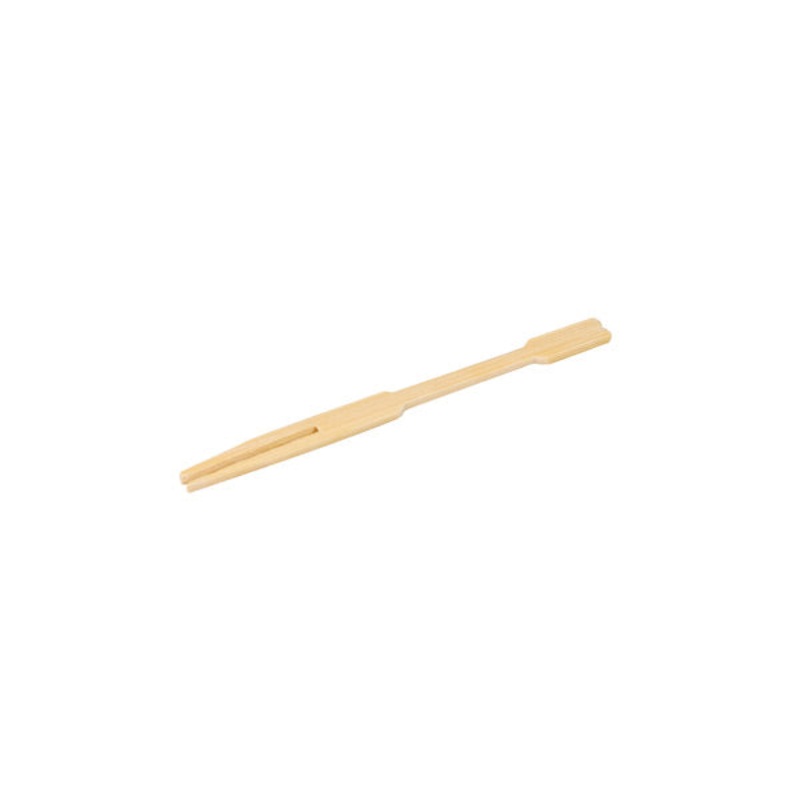 Mini Fork - Bamboo, 90mm (100 pack): Pack of 12