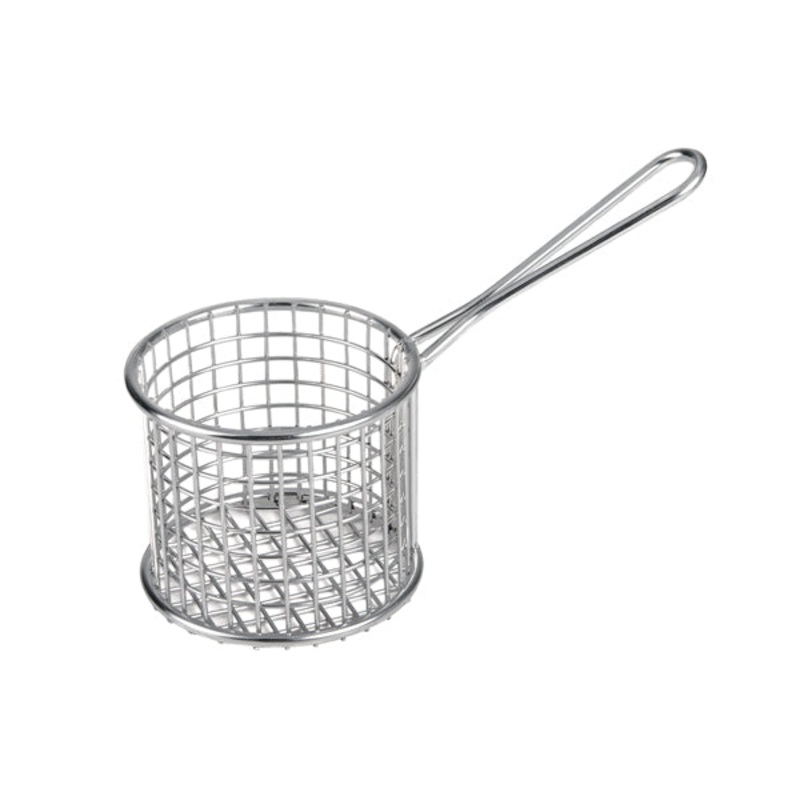 Service Basket Round - S-S, 93 x 79 x 150mm: Pack of 1