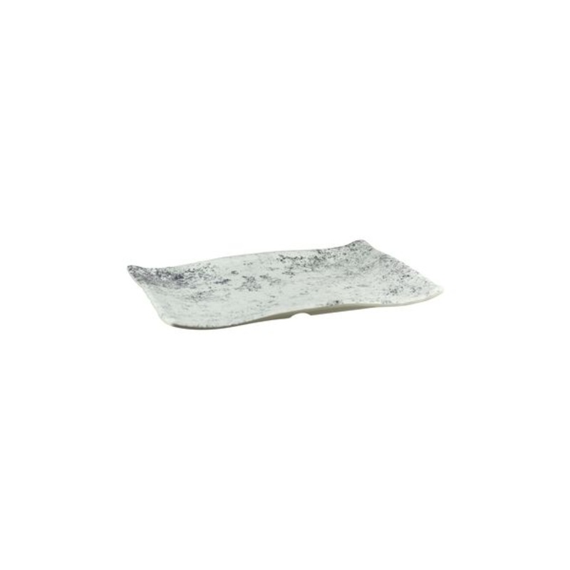 Small Rectangular Pebble Platter, 130x100mm: Pack of 12