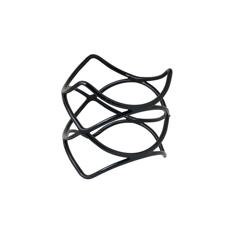 Spiral Riser - 200x200mm, Black: Pack of 1