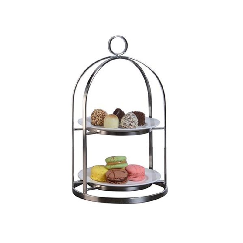 Two Tier Platter Stand - 176 x 294Mm