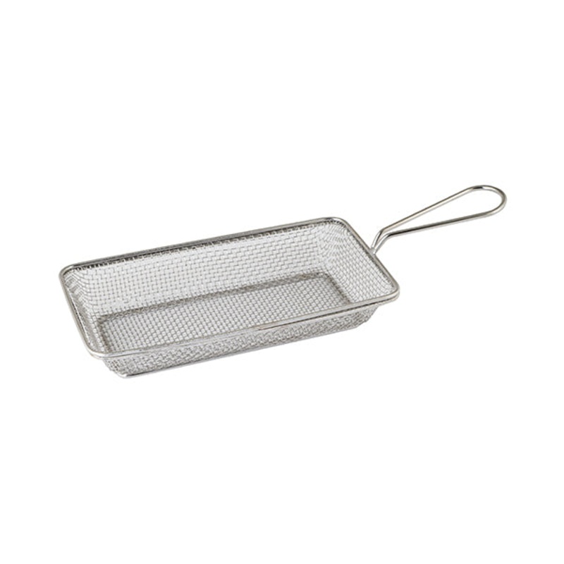 Brooklyn Service Baskets - Stainless Steel, 220x120mm: Pack of 1