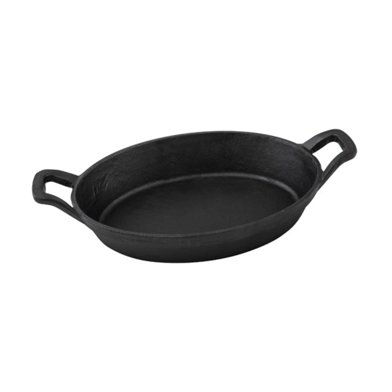 Oval Gratin - Cast Iron, 212 x 44mm: Pack of 1