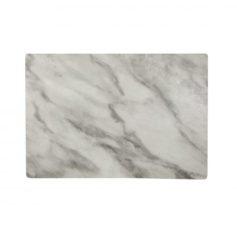 Rectangle Melamine Board - 410x255mm, Marble Effect: Pack of 1