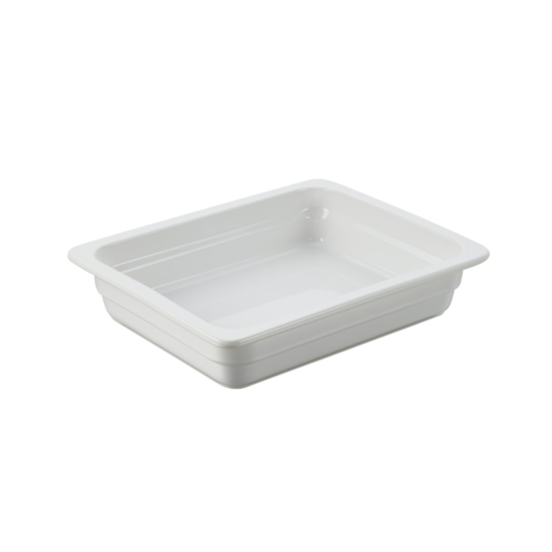 Rectangular Porcelain Insert - GN 1-2: Pack of 1