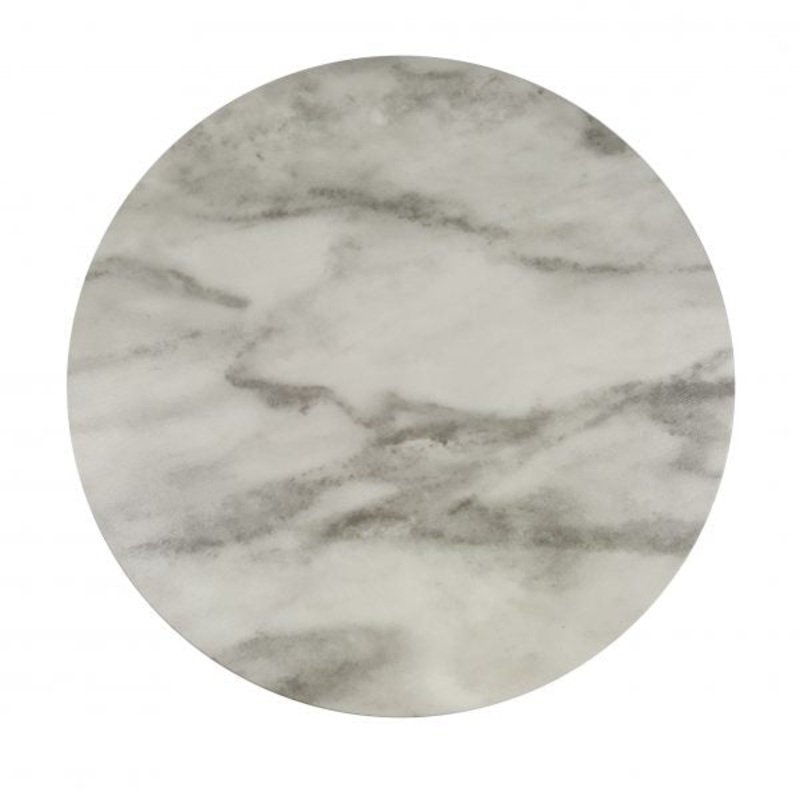 Round Melamine Board - 310mm, Marble Effect: Pack of 1