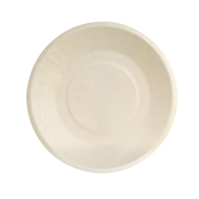 Round Plate Wide Rim - Bio Wood, 220mm: Pack of 10